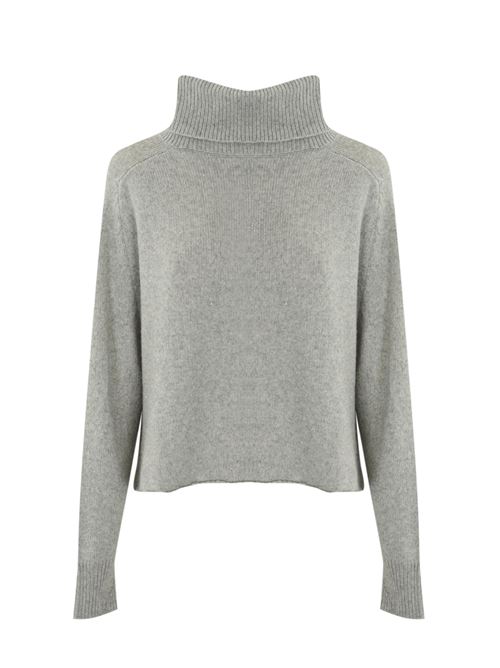 Maglia in cashmere con paillettes Grigio Liviana Conti | F4WG45X47-Z